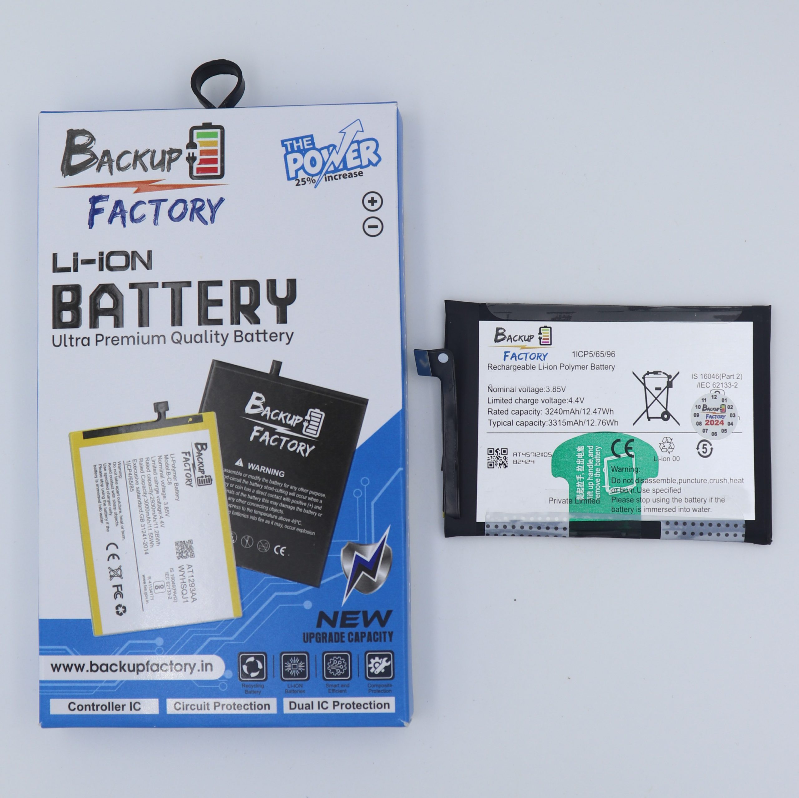Backup Factory® Mobile Battery For Vivo V11i 1806 With 6 Months Warranty