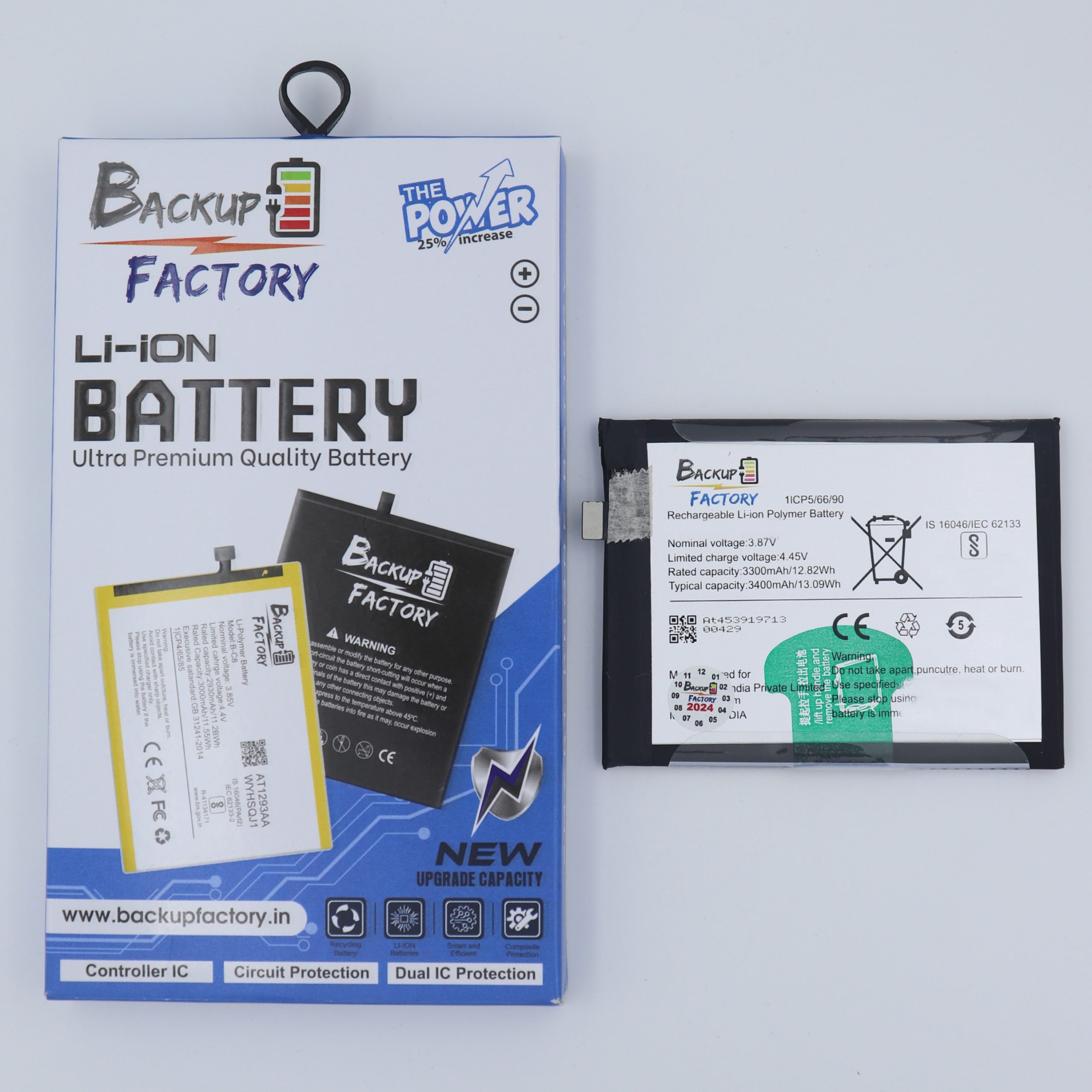 Backup Factory® Mobile Battery For Vivo V11 (V11 Pro), 1804, 1806, 1814, PD1813F_EX With 6 Months Warranty