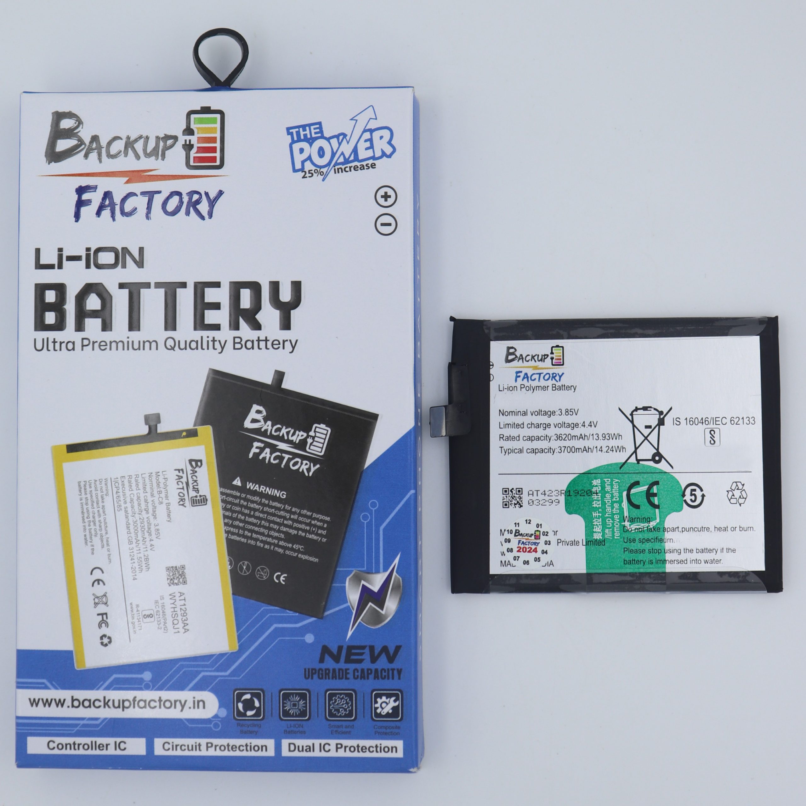 Backup Factory Mobile Battery For Vivo V15 Pro, 1818