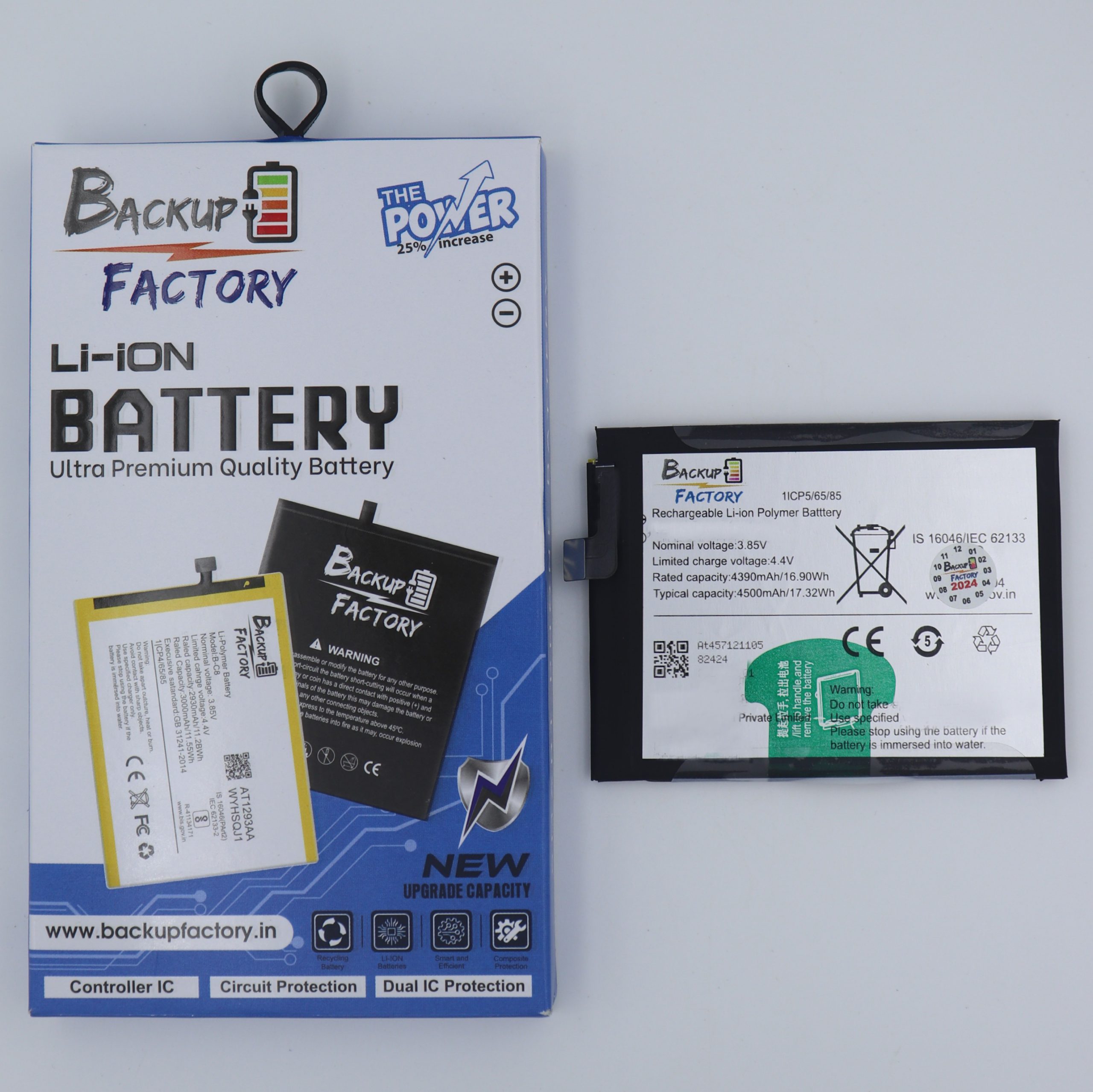 Backup Factory® Mobile Battery For Vivo S1, 1907, V1907, 1907_19, V1913A With 6 Months Warranty