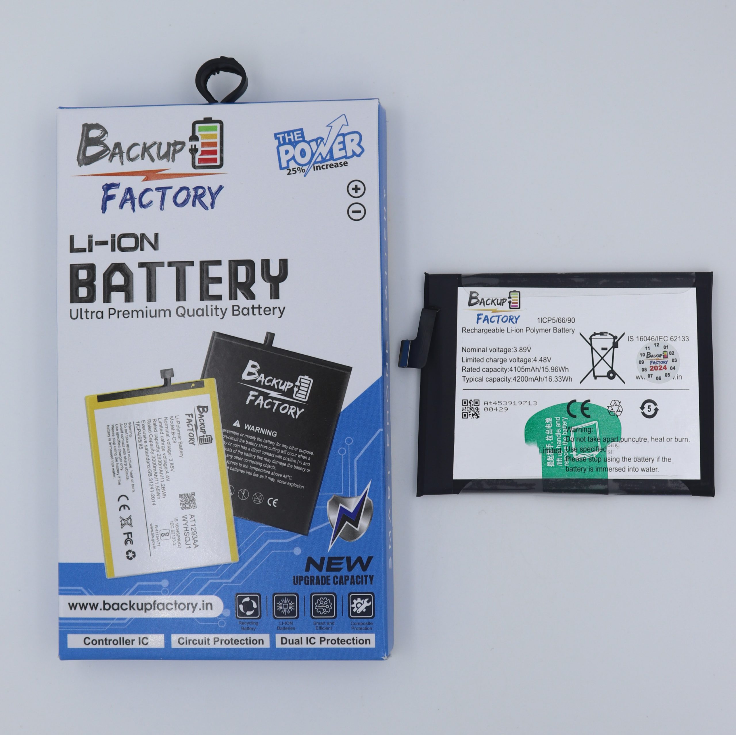 Backup Factory Mobile Battery For Vivo V23 5G, V2130, V2303