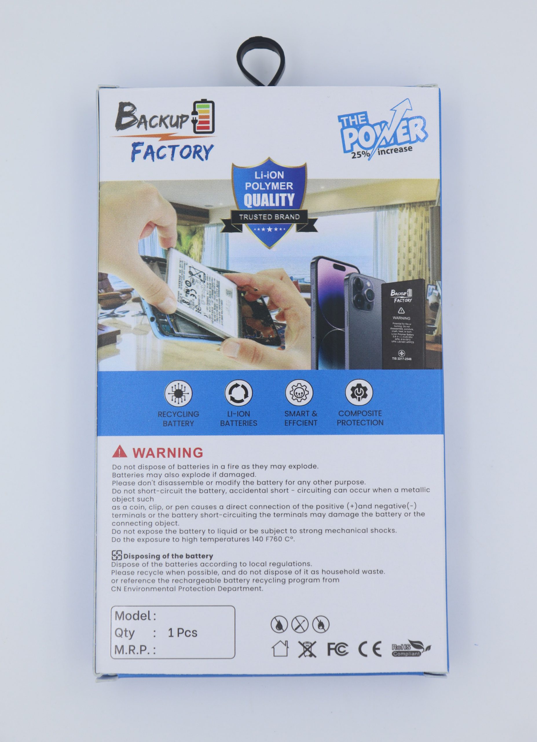 Backup Factory® Mobile Battery For Xiaomi Redmi Note 9 4G, M2010J19SC With 6 Months Warranty - Image 5