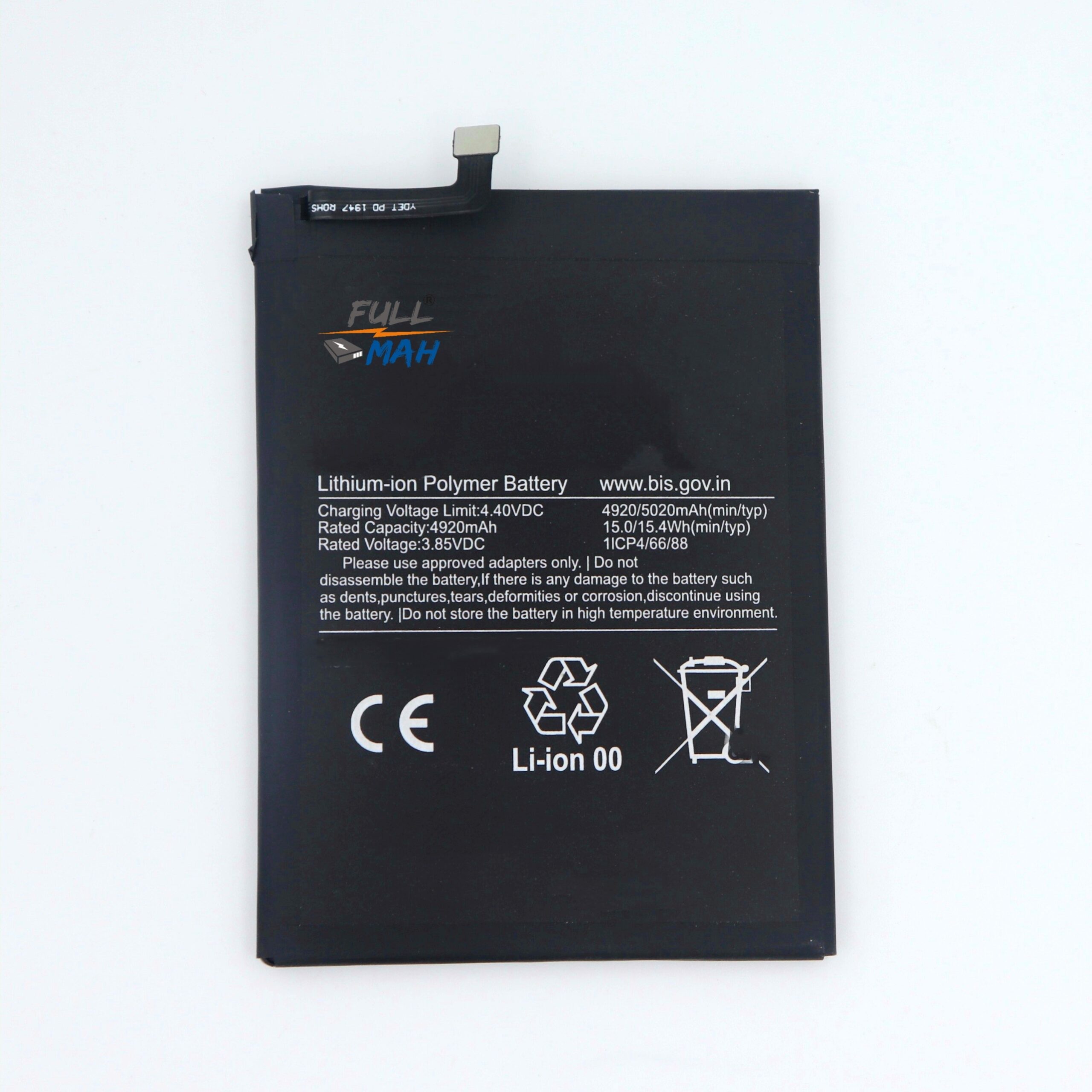 Backup Factory® Mobile Battery For Xiaomi Redmi Note 10 Pro, M2101K6G, M2101K6R With 6 Months Warranty