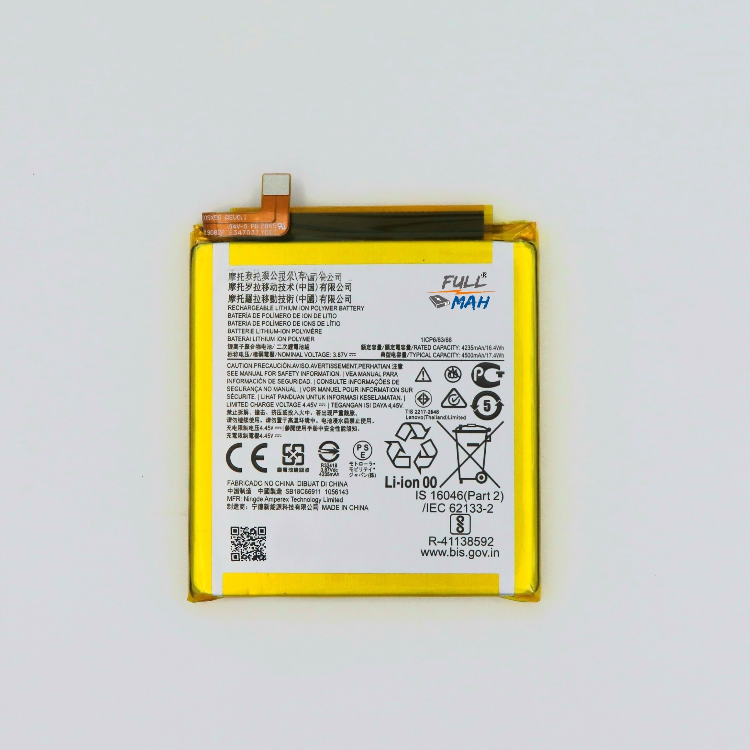 Full Mah® Mobile Battery For Motorola Edge, XT2063-2, XT2063-3 With 6 Months Warranty